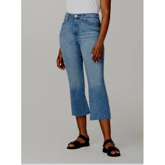 Warp + Weft jeans PSP  Palm Springs Crop Bootcut size 2/26 - Picture 2 of 12